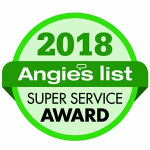 2018 Angie's List Super Service Award logo