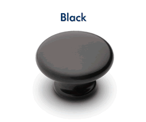 Black knob hardware color choice