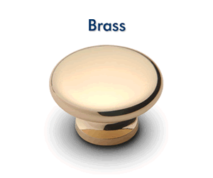 Brass knob hardware color choice