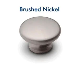 Brushed-Nickel knob hardware color choice