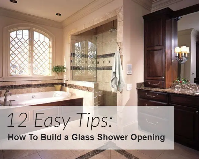 Tips on building a glass shower door