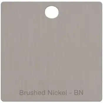 brushed nickel finish swatch