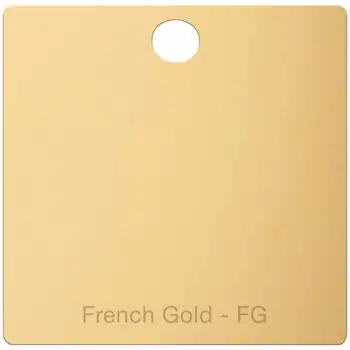french gold finish swatch