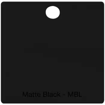 matte black finish swatch