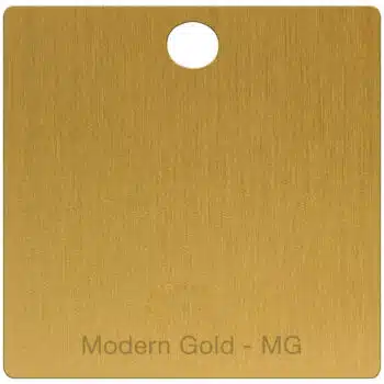 modern gold finish swatch