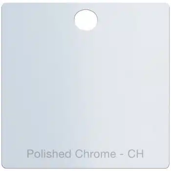 Polished chrome finish swatch