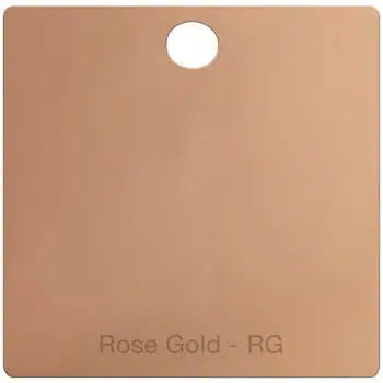 Rose Gold finish swatch